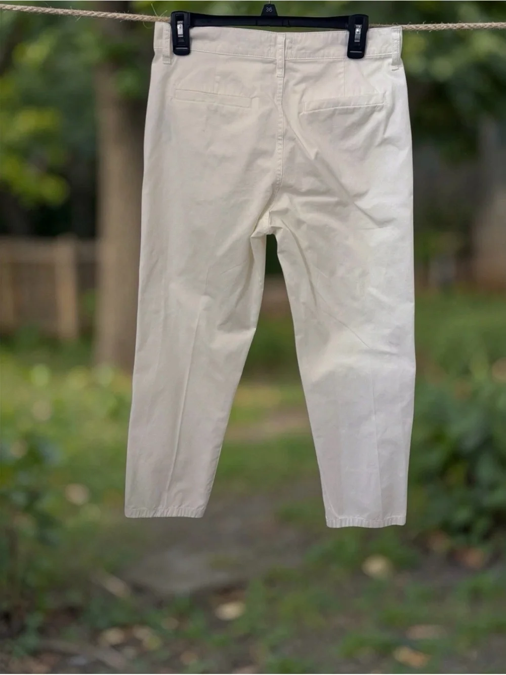 J. Crew Straight Leg Pants in Light Beige/Cream 27”Inseam